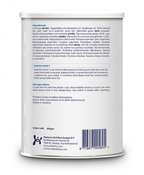 kabrita goat milk formula stage 1