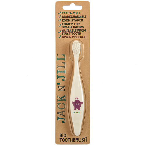 Jack N' Jill: Bio Toothbrush - Hippo - Organic Start
