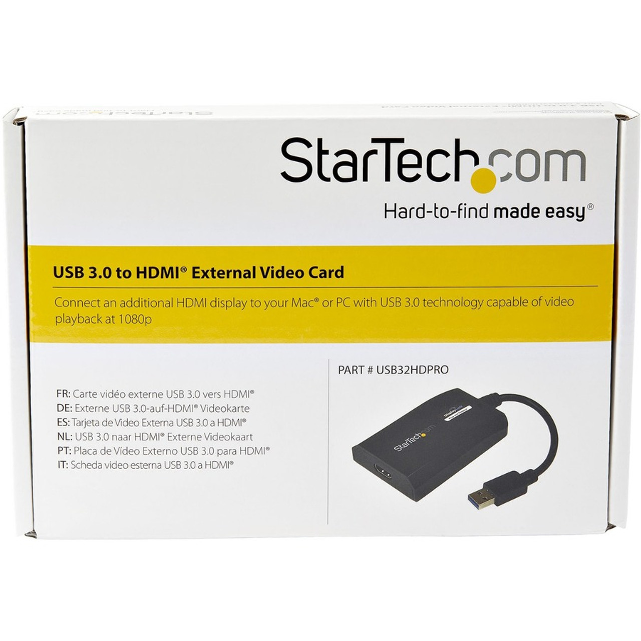 Startech.com Usb 3.0 To Hdmi External Multi Monitor | Beach Audio