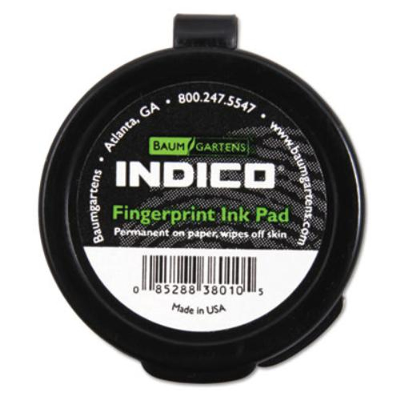 Baumgartens Fingerprint Ink Pad - 1.6 X 1.6 X 0.5 