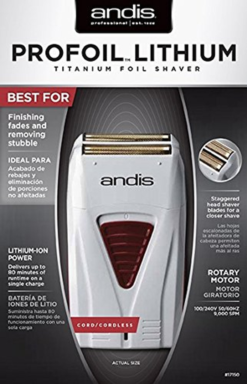 Andis 17150 17150- Pro-foil Lithium Shaver