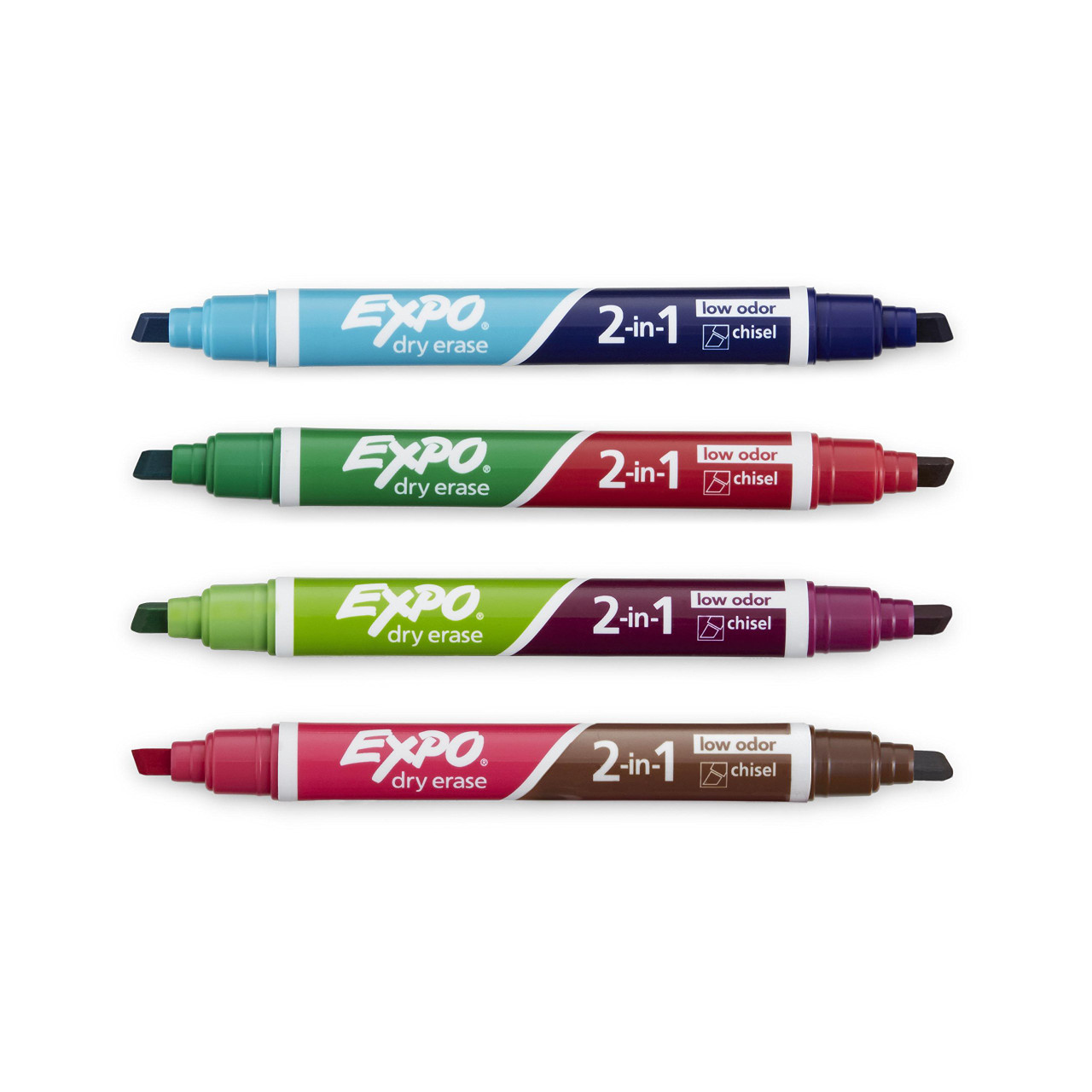 Erase　Expo　Dual　Marker　2-in-1　Audio　Dry　Markers　Chisel　Beach
