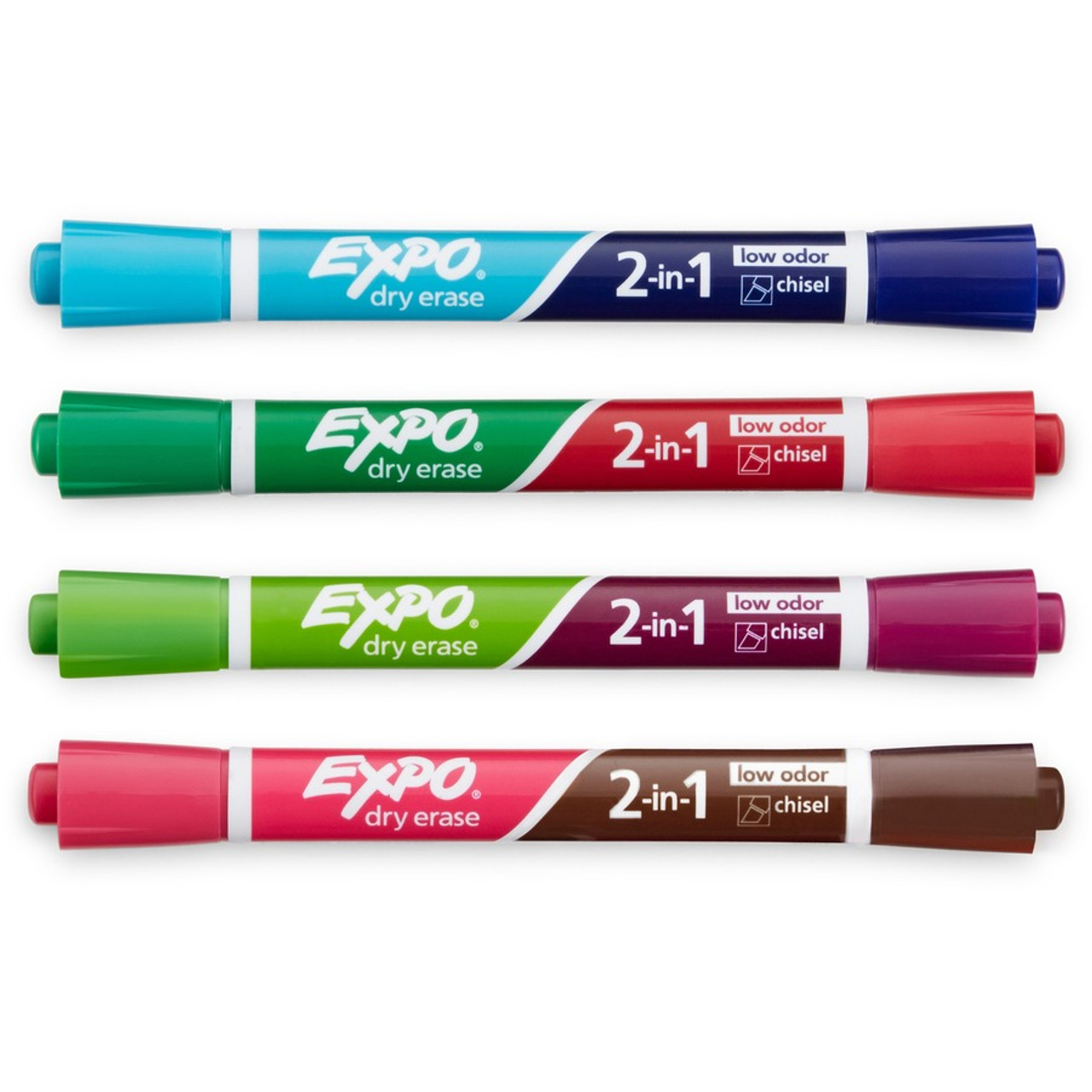  Expo Dry Erase Markers, Assorted Colors, Pack of 18