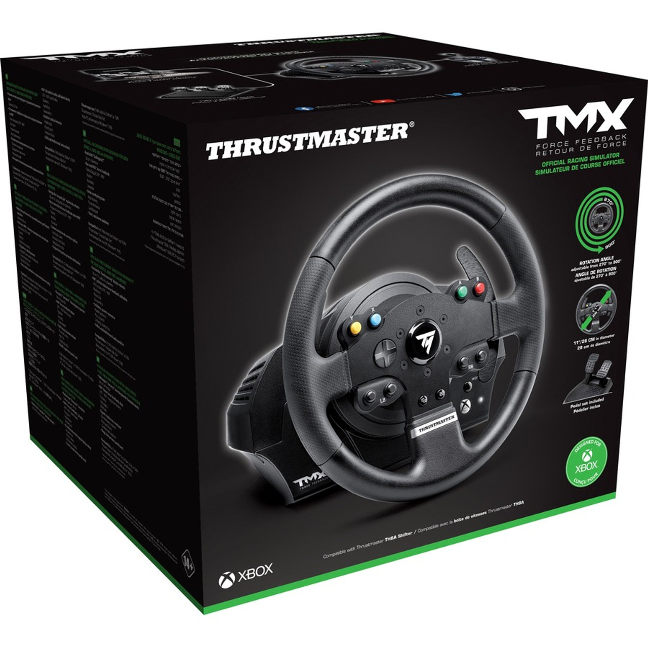 その他 Thrustmaster T-GT Force Feedback Racing Thrustmaster TMX Force Gaming Racing Wheel with Gear Shifter