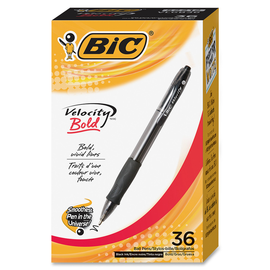 BIC Velocity Ballpoint Pen (vlgb361bk) Beach Audio