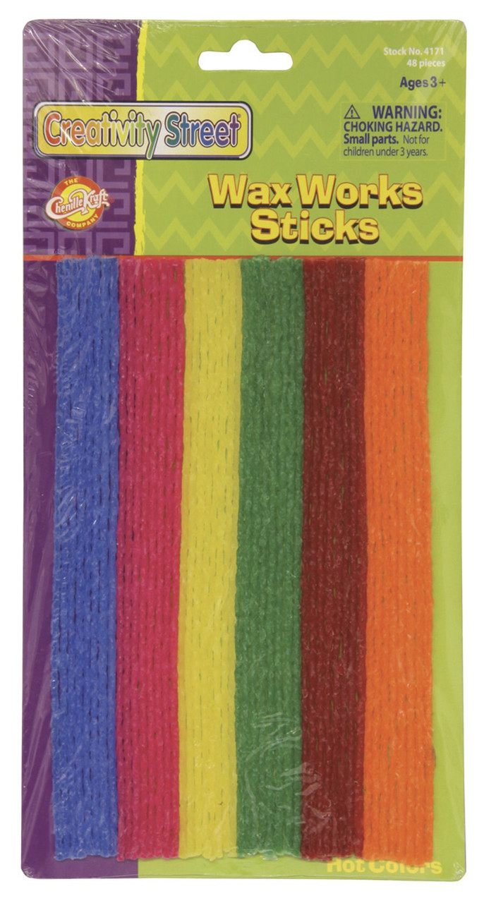 Creativity Street Wax Works Hot Colors Sticks