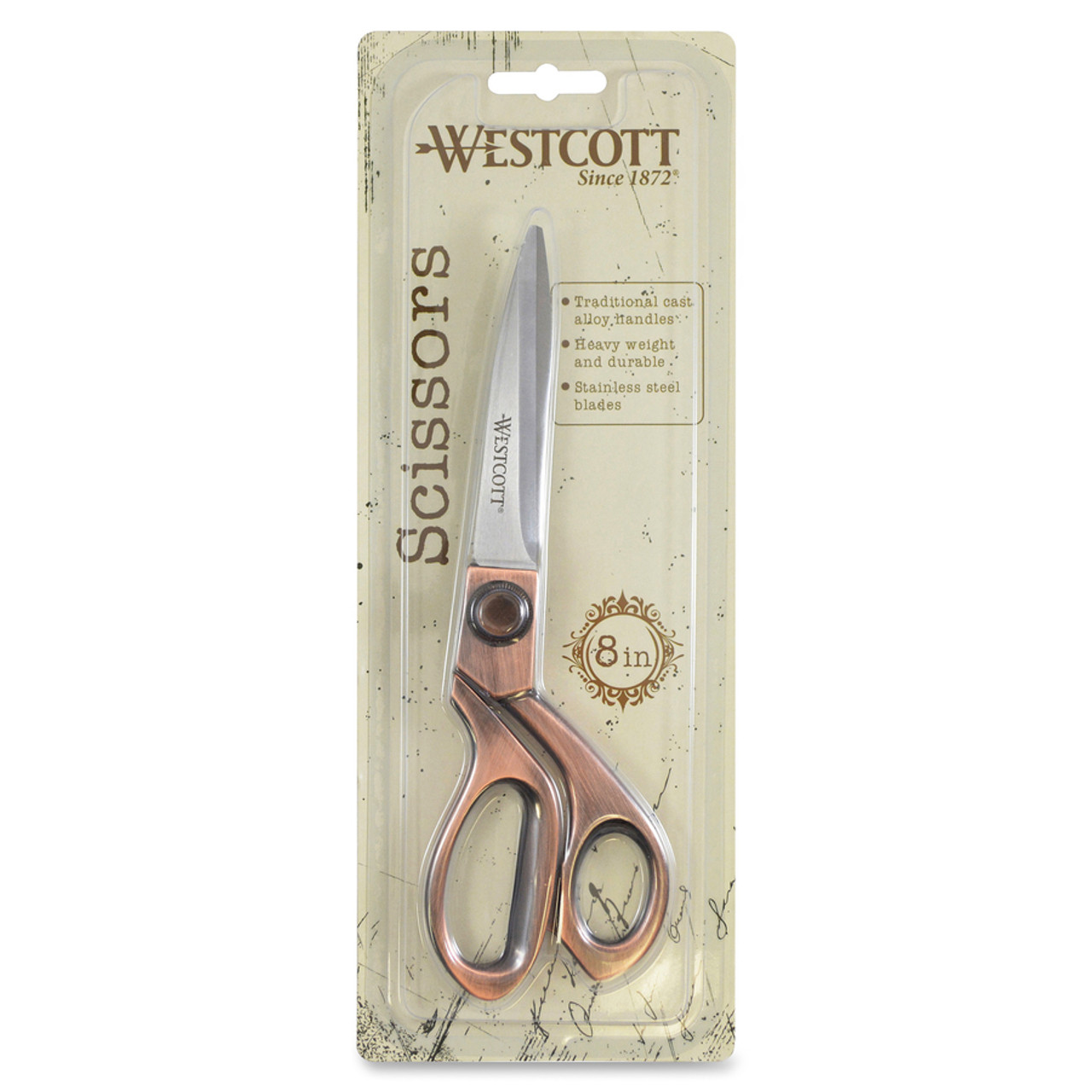Westcott - Westcott 8 Vintage Copper Finish Scissors (16459)