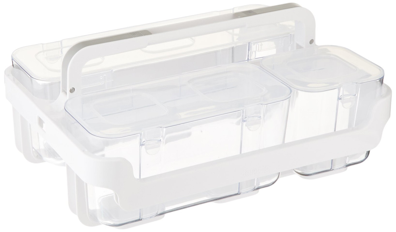 Deflecto Caddy Organizer Frame & 3 Bins