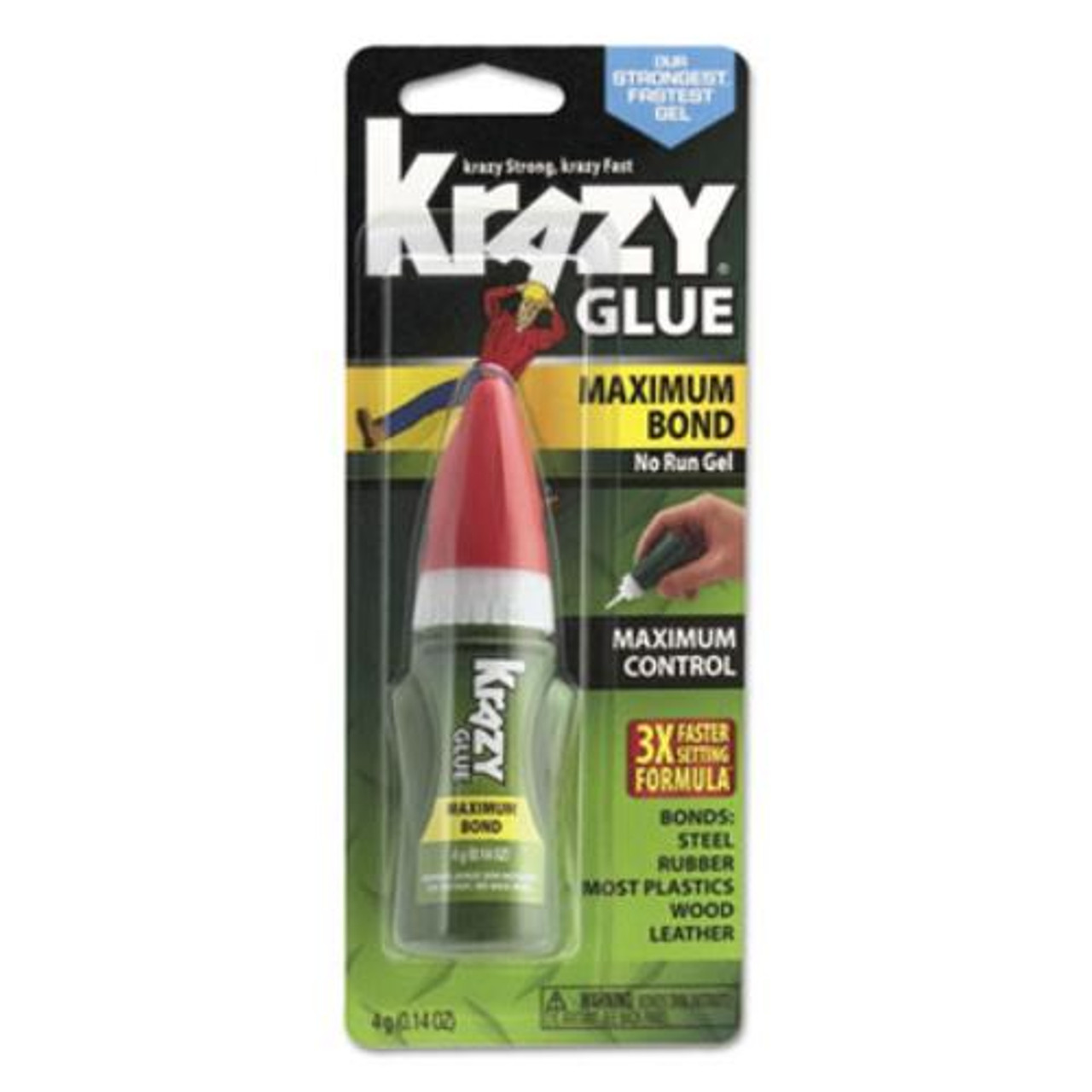 Krazy Glue KG49048MR EZ Squeeze Clear 4 Gram Gel Glue