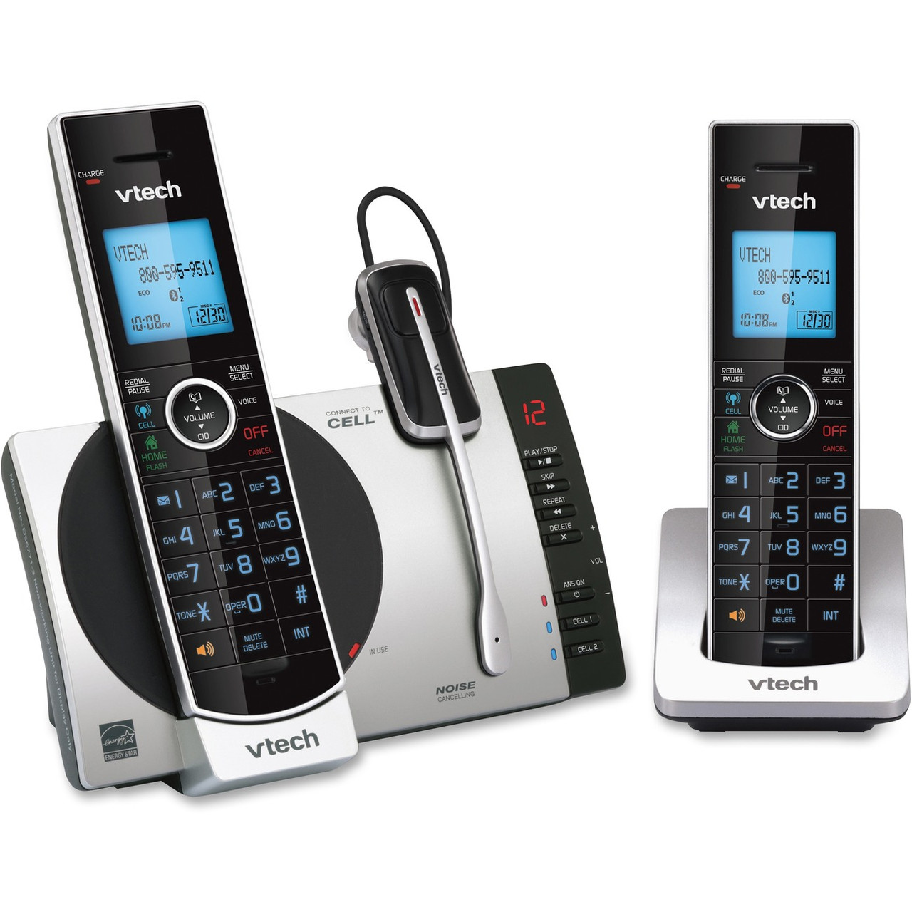 VTech CS6949-21 Dual-Line DECT 6.0 Cordless Phone with Answering System