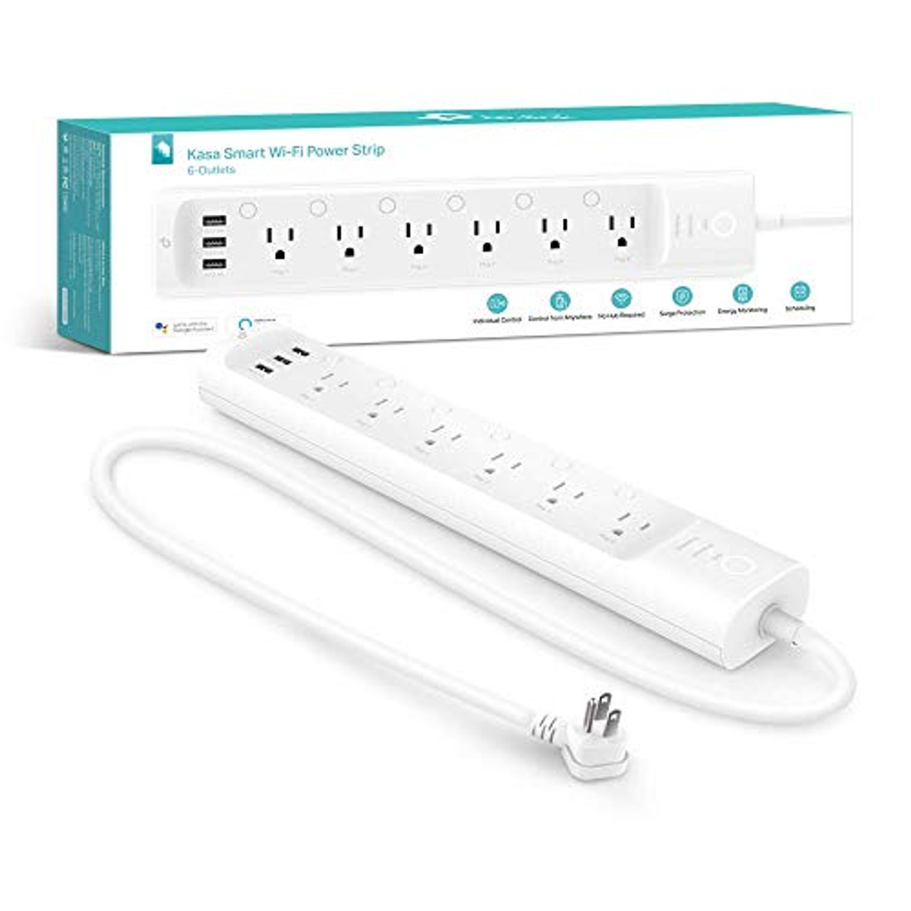 TP-Link Kasa Smart HS300 - Kasa Smart Plug Power Strip