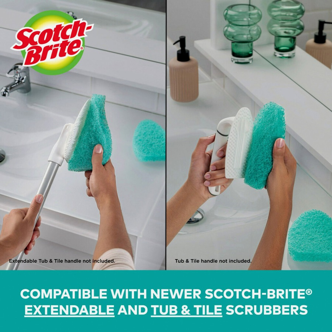 Scotch-Brite Bath Scrubber Refills (560rct)