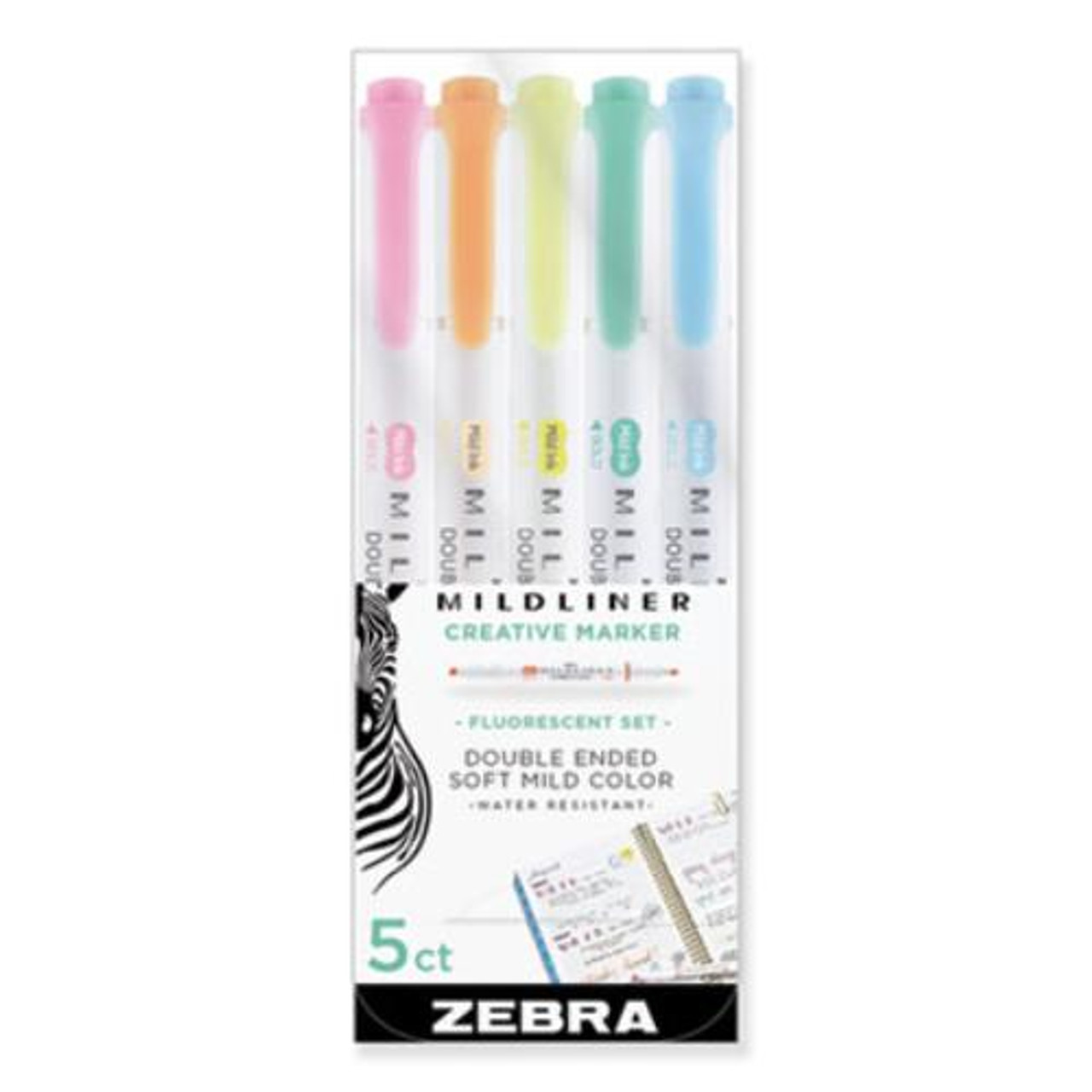 Zebra Mildliner 5-Pack - Tokyo Pen Shop