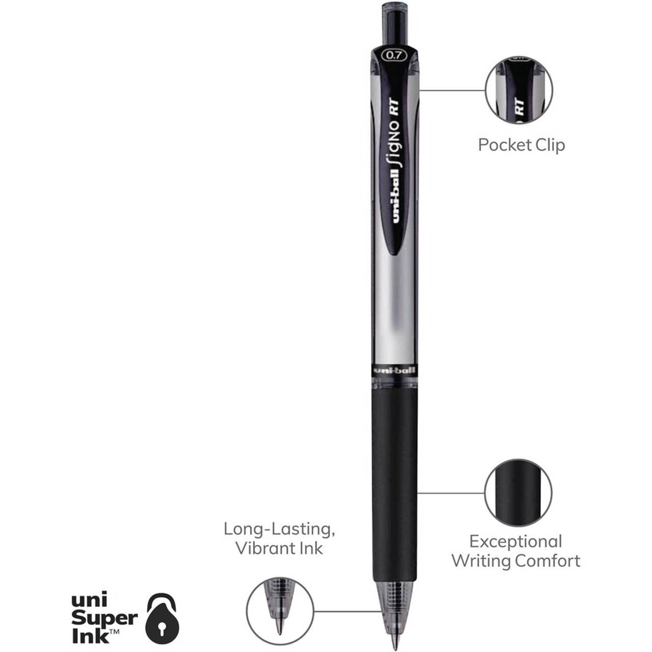 Uni-Ball SigNo RT Gel Ink Pens (san-65940) | Beach Audio