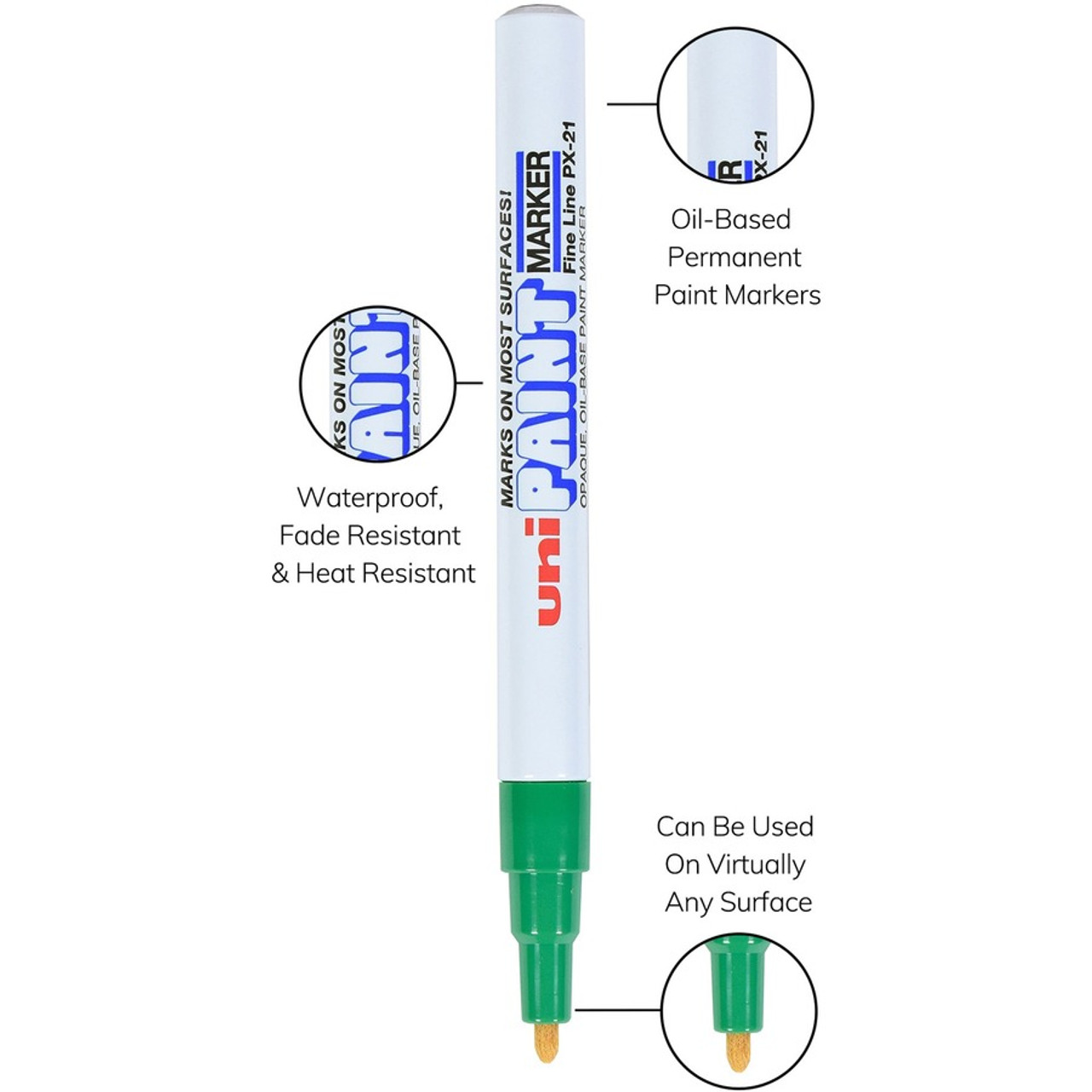 Uni-Ball Oil-Base Fine Line uni Paint Markers