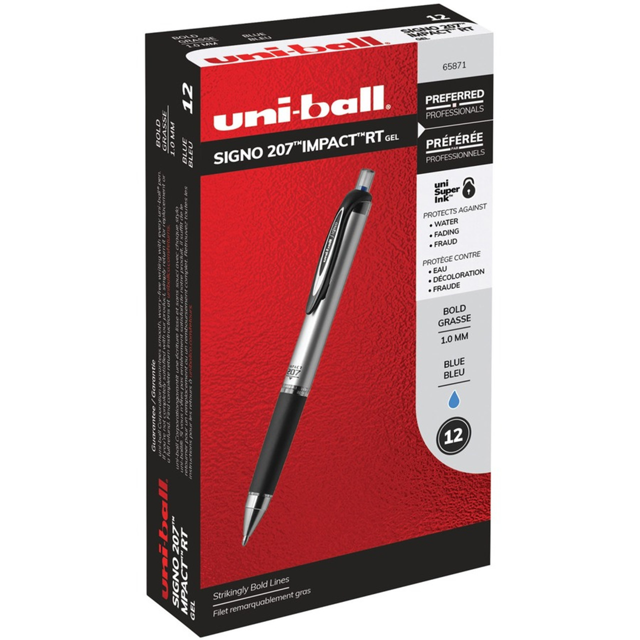  Uni-Ball SAN - Uniball Gel Impact Pen, 1.0 mm