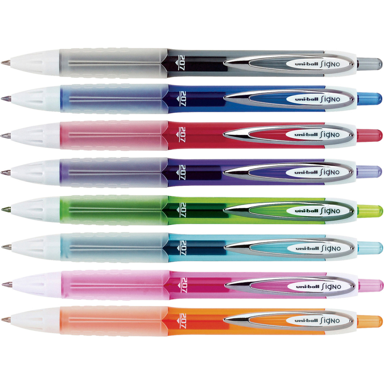 Uni-Ball Signo 207 Retractable Gel Pens (san-1739929) | Beach Audio