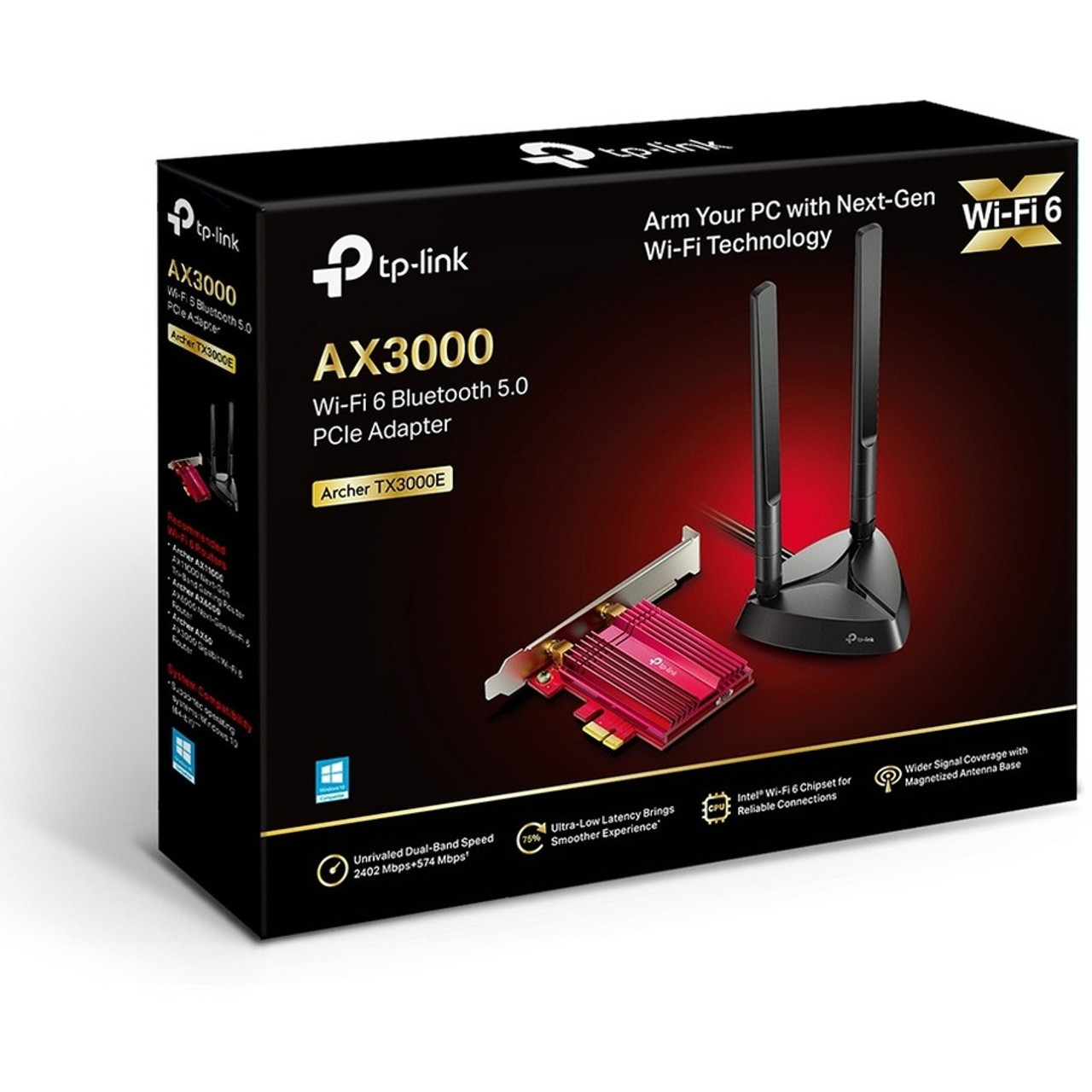 にデータを OKN WiFi 6E AX3000 PCIE 無線LAN 6GHzをサポート ...