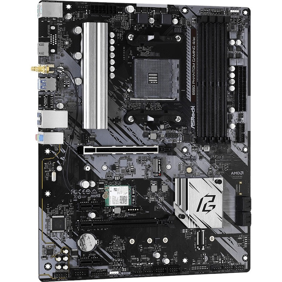 ASRock B550 Phantom Gaming 4/ac Desktop Motherboard - | Beach Audio
