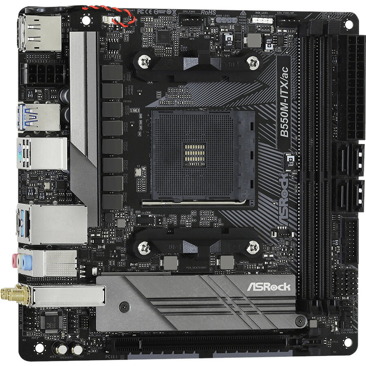 ASRock B550M-ITX/ac Desktop Motherboard - AMD B550 | Beach Audio