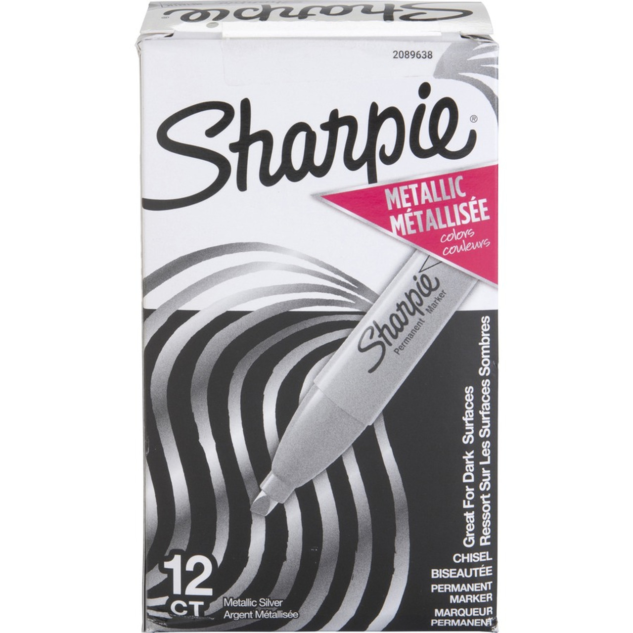 Sharpie Metallic Ink Chisel Tip Permanent Markers (2089638)