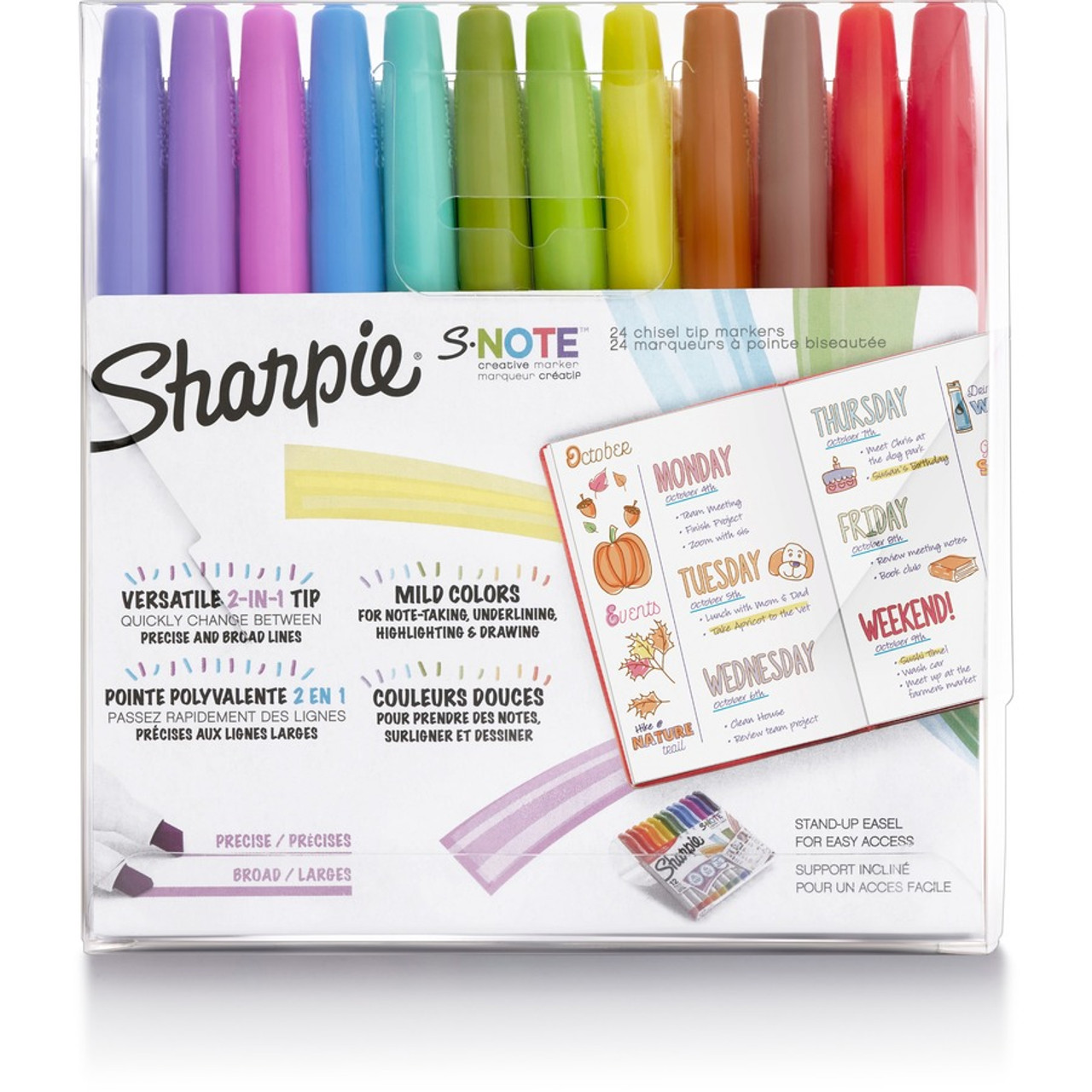 Sharpie S-Note Chisel Tip Creative Markers - Assorted Ink - Shop