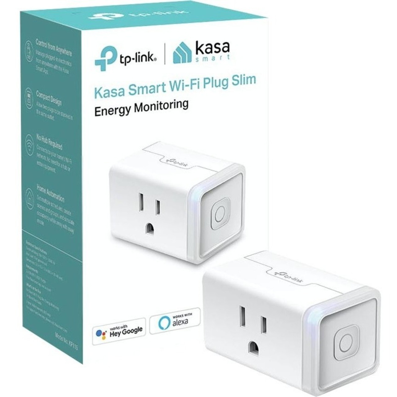 HS110, Kasa Smart Wi-Fi Plug with Energy Monitoring