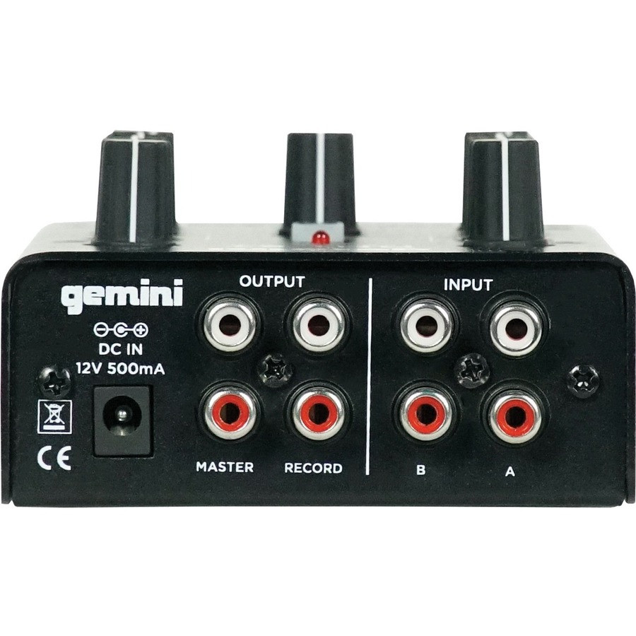 Gemini MM1BT 2-Channel Professional Analog DJ Mixer | Beach Audio