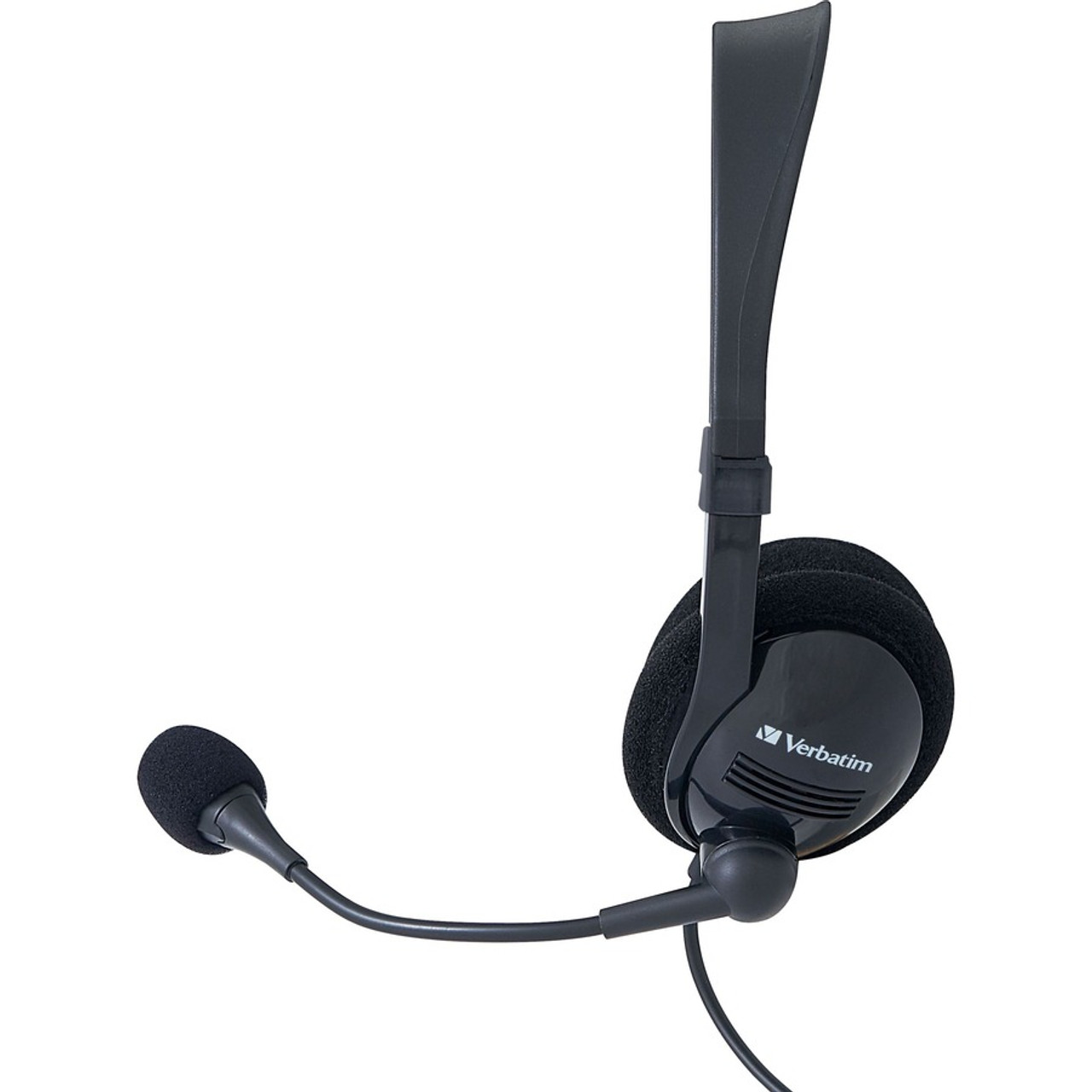 Verbatim Stereo Headset with Microphone and In Line Beach Audio