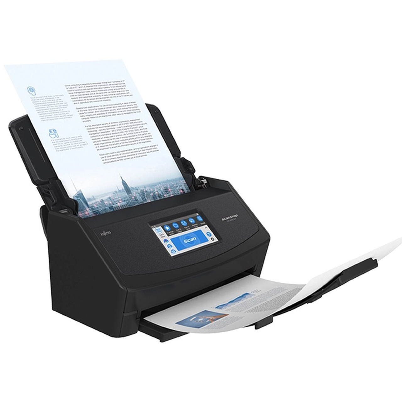 ScanSnap FUJITSU  iX1600 FI-IX1600A ブラック ScanSnap iX1600 - Touch Screen Desktop Scanner - Ricoh Scanners