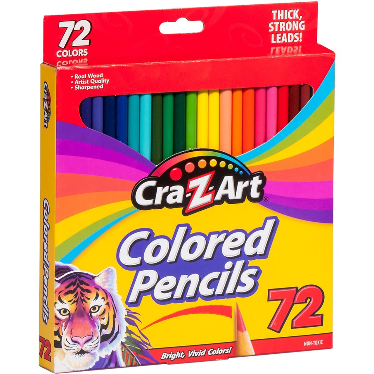 ArtBeek Colored Pencils, Professional Set of 72 Colors, Soft Wax