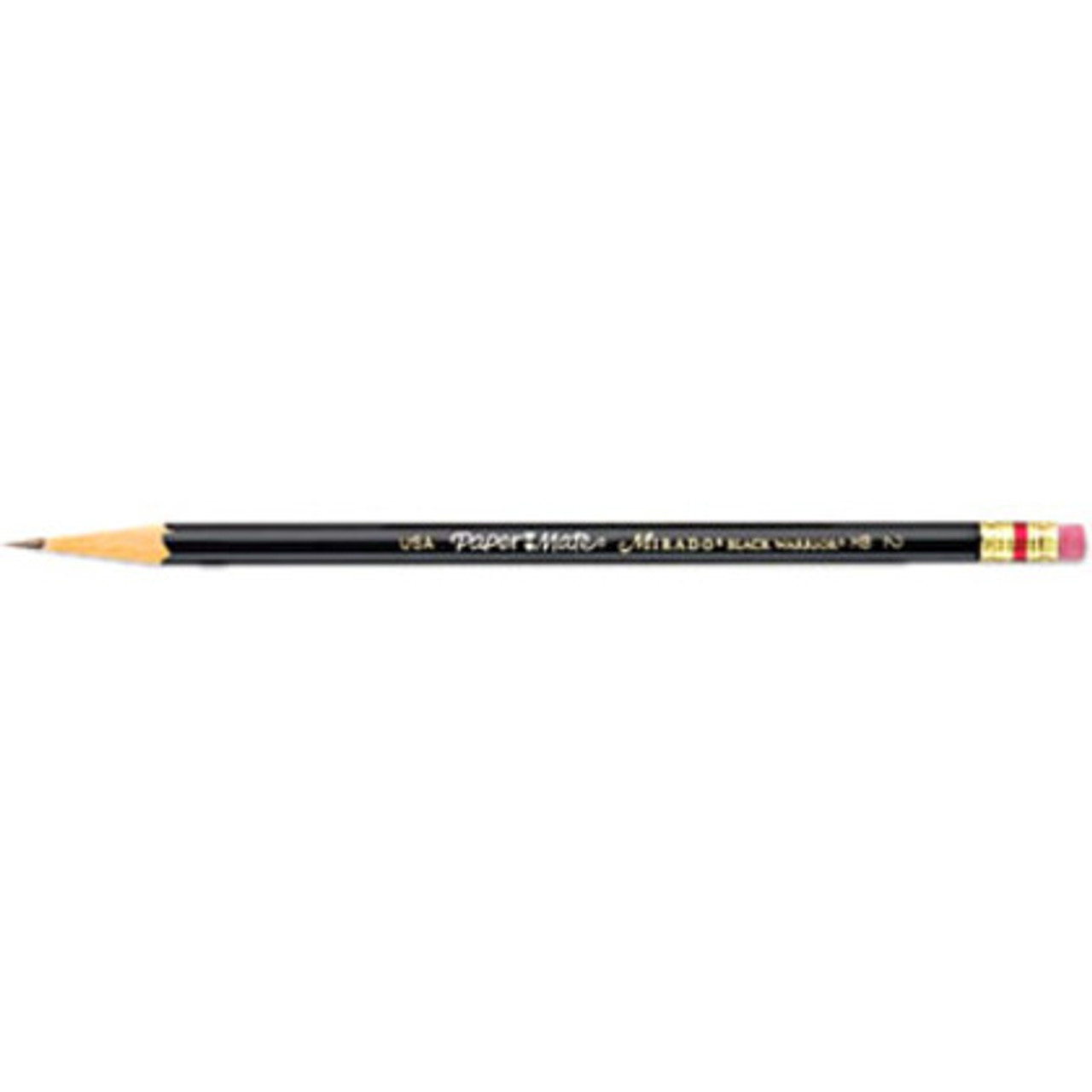 Paper Mate Mirado Classic Black Pencils With Eraser 