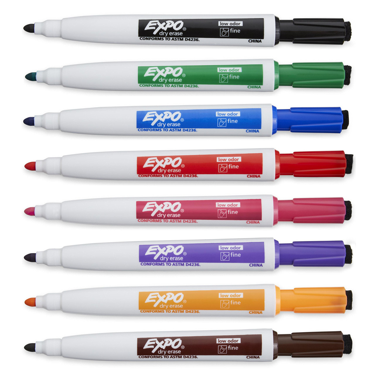 Magnetic Dry Erase Markers (8 Pack) Low Odor White Board Markers