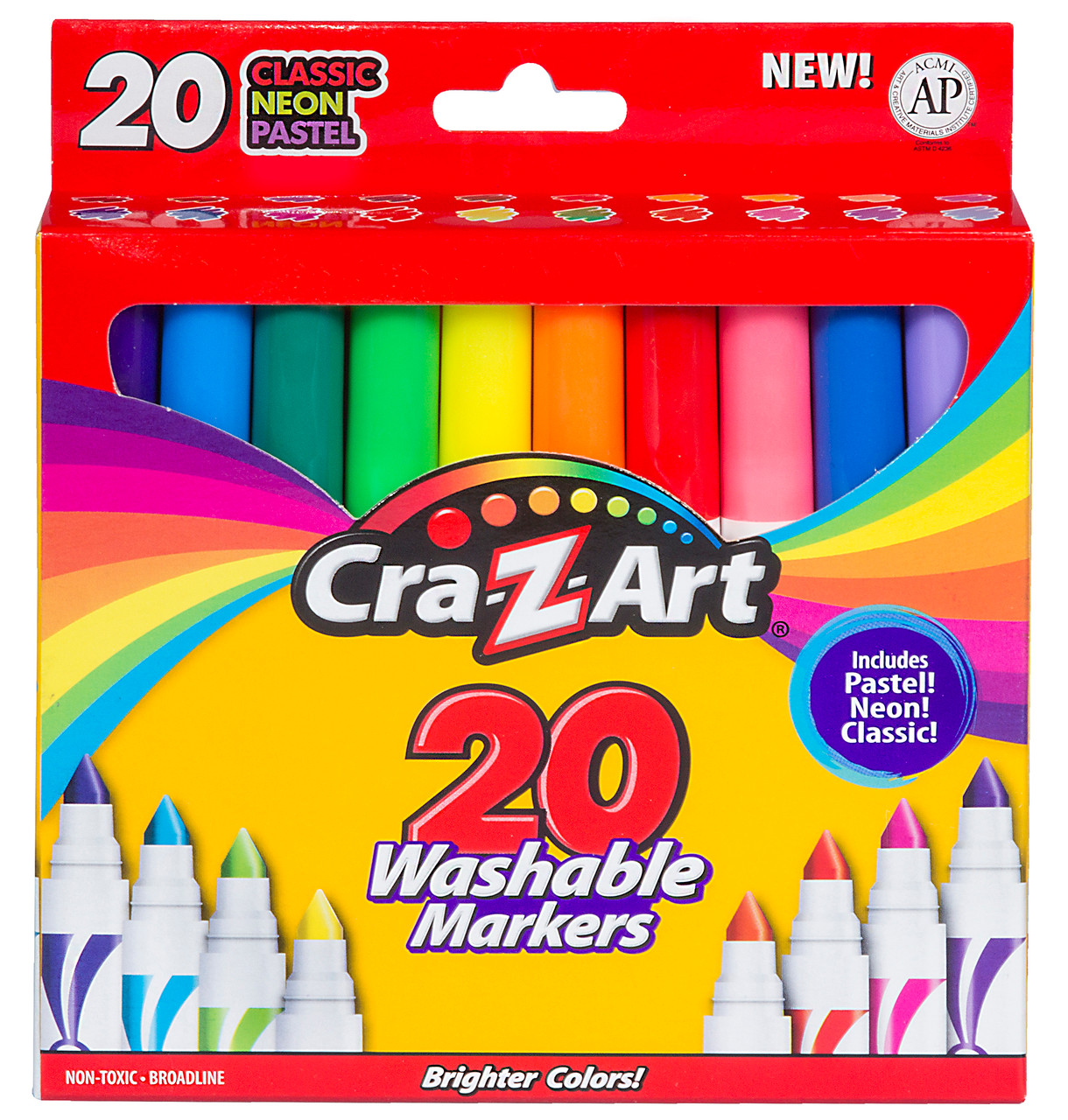 Cra-Z-Art Washable Broadline Markers (44402wm20) | Beach Audio
