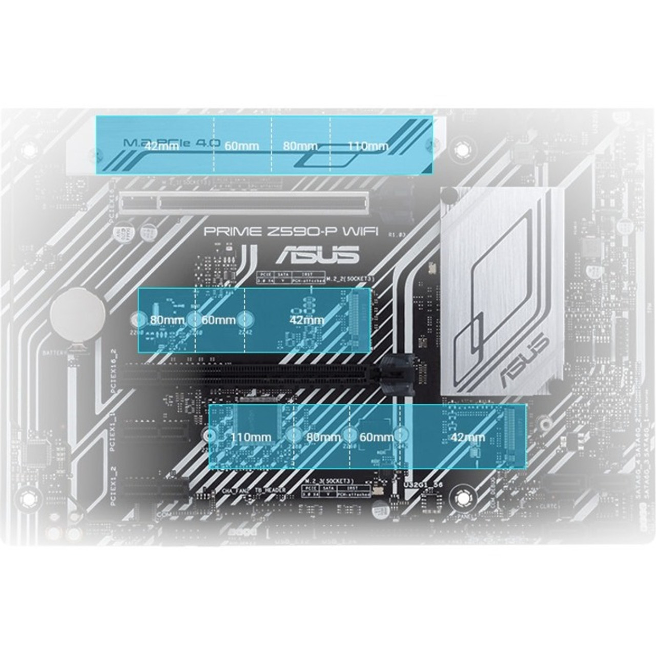 Asus Prime Z590-P WIFI Desktop Motherboard - Intel | Beach Audio