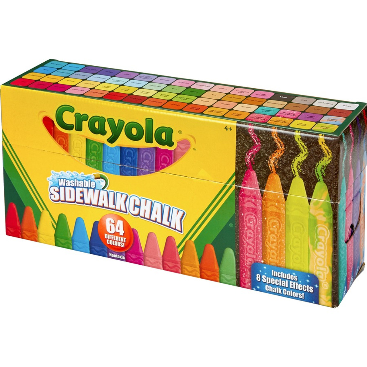 Crayola Washable Sidewalk Chalk 64 Colors