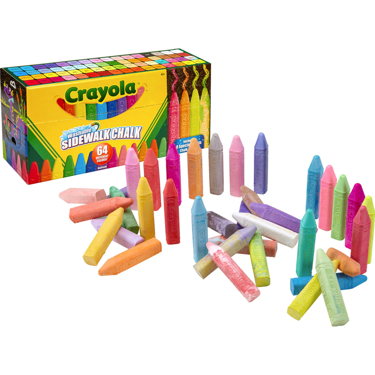 Crayola Washable Sidewalk Chalk (cyo-512064)