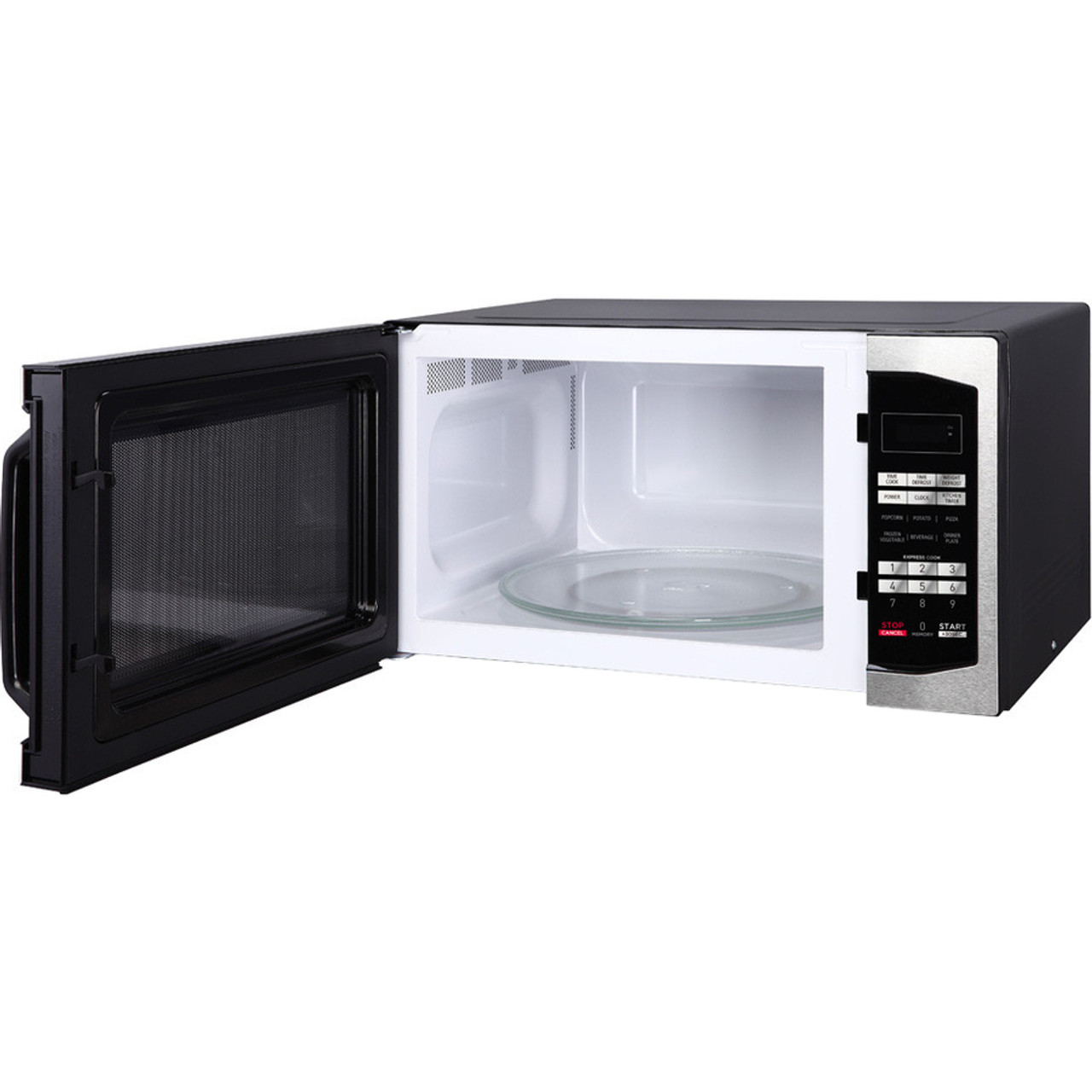 Commercial Chef 1.6 Cu. ft. Countertop Microwave Oven Stainless