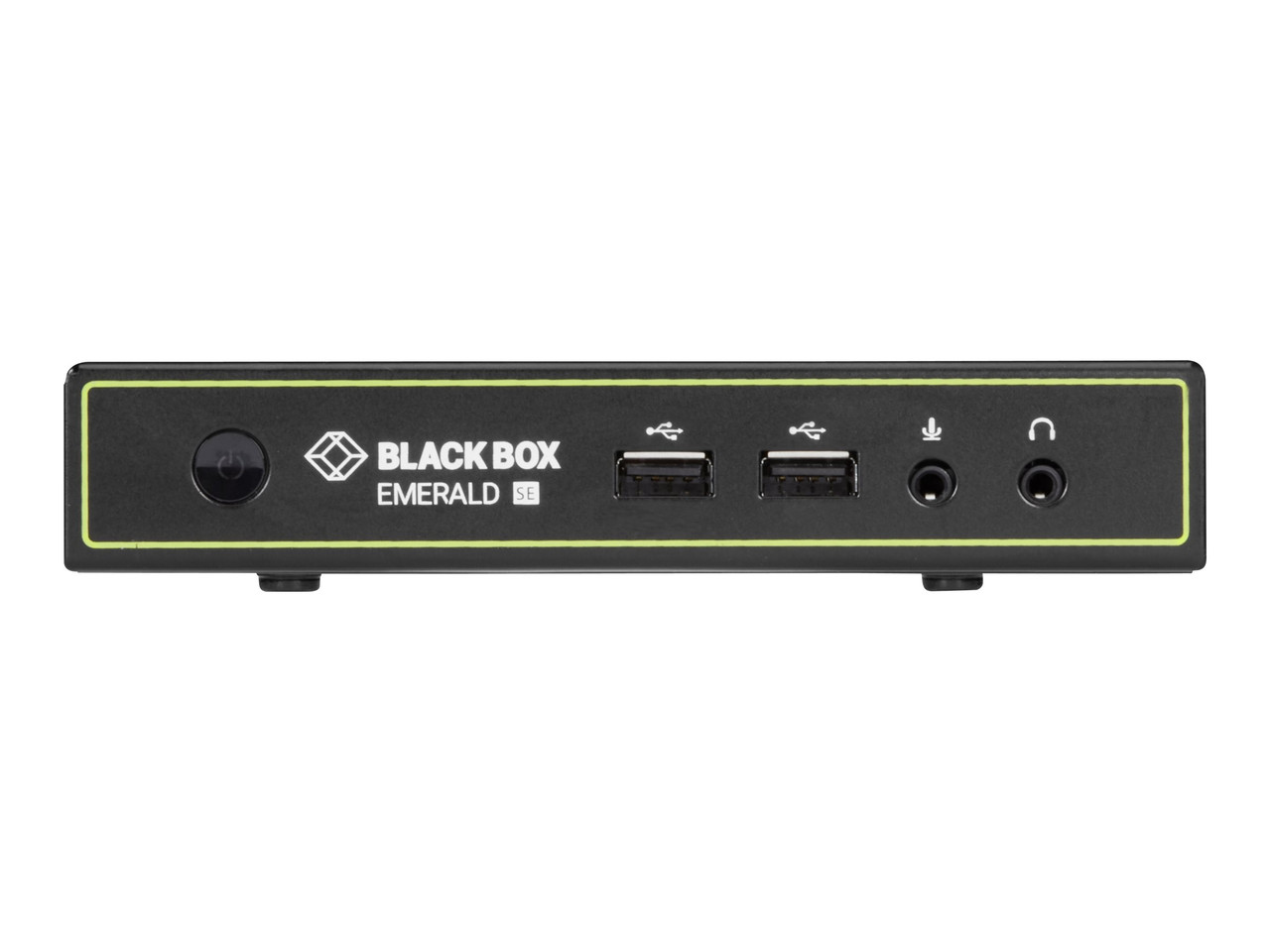 Black Box Emerald™ SE DVI KVM-over-IP Matrix Switch Receiver - Single Head,  Full HD DVI, VUSB 2.0, Serial, Audio (emd2000se-r)