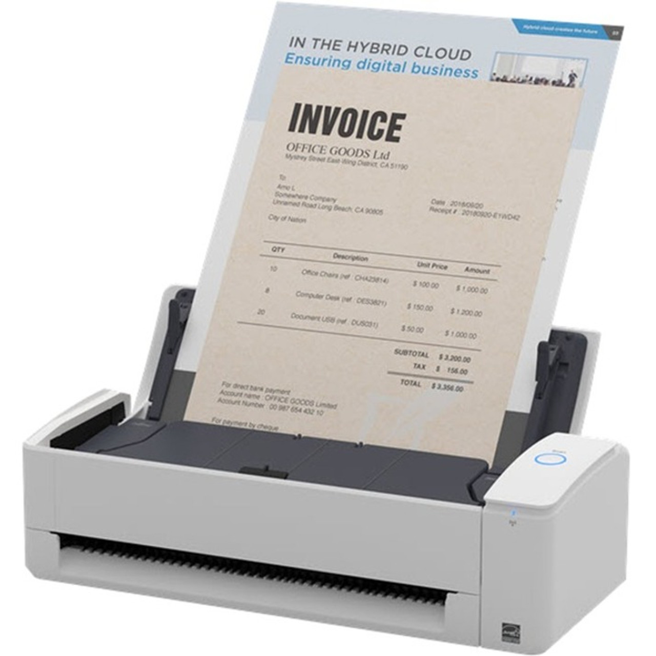 Fujitsu ScanSnap iX1300 ADF Scanner - 600 dpi Optical