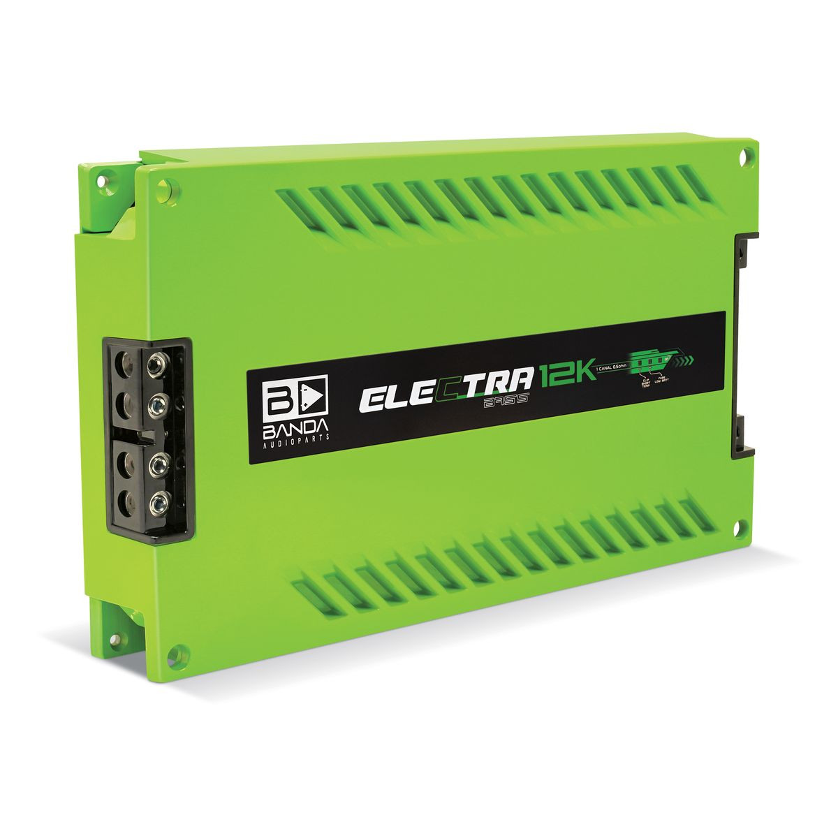 Banda 12K.5OHMGREEN 12k Bass 5ohm Car Amp (green) | Beach Audio