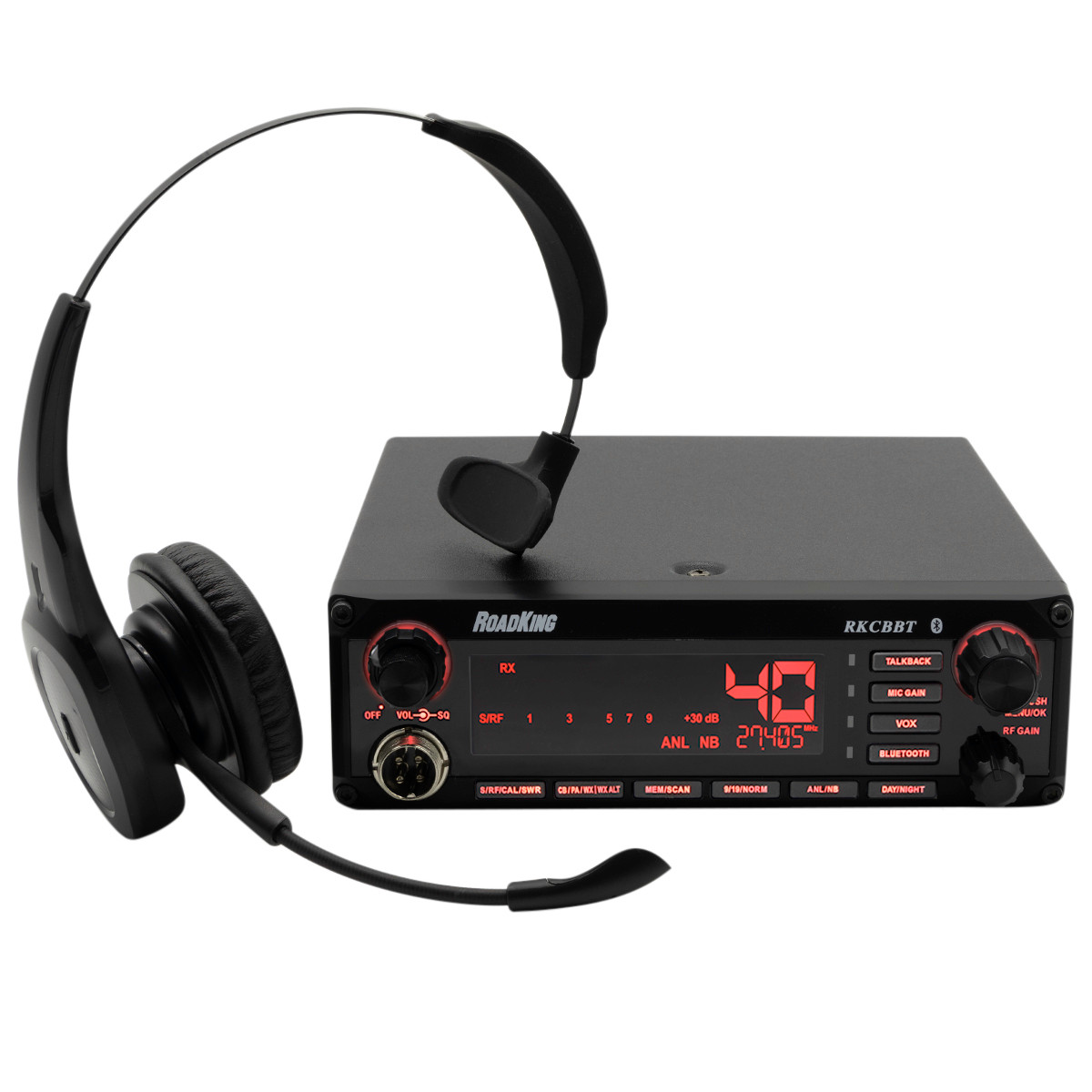 Roadking RKCBBT Voice-activated Hands-free Cb Radio