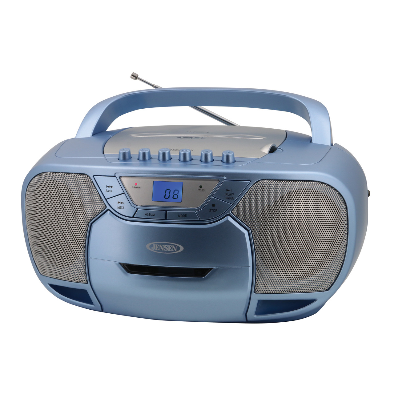 JENSEN CD-590-BL Radio/CD Player/Cassette Recorder | Beach Audio