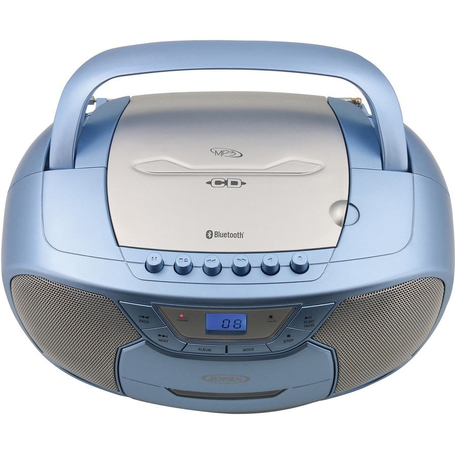 Jensen CD-590-BL Bluetooth Boombox with CD and Cassette | Beach Audio