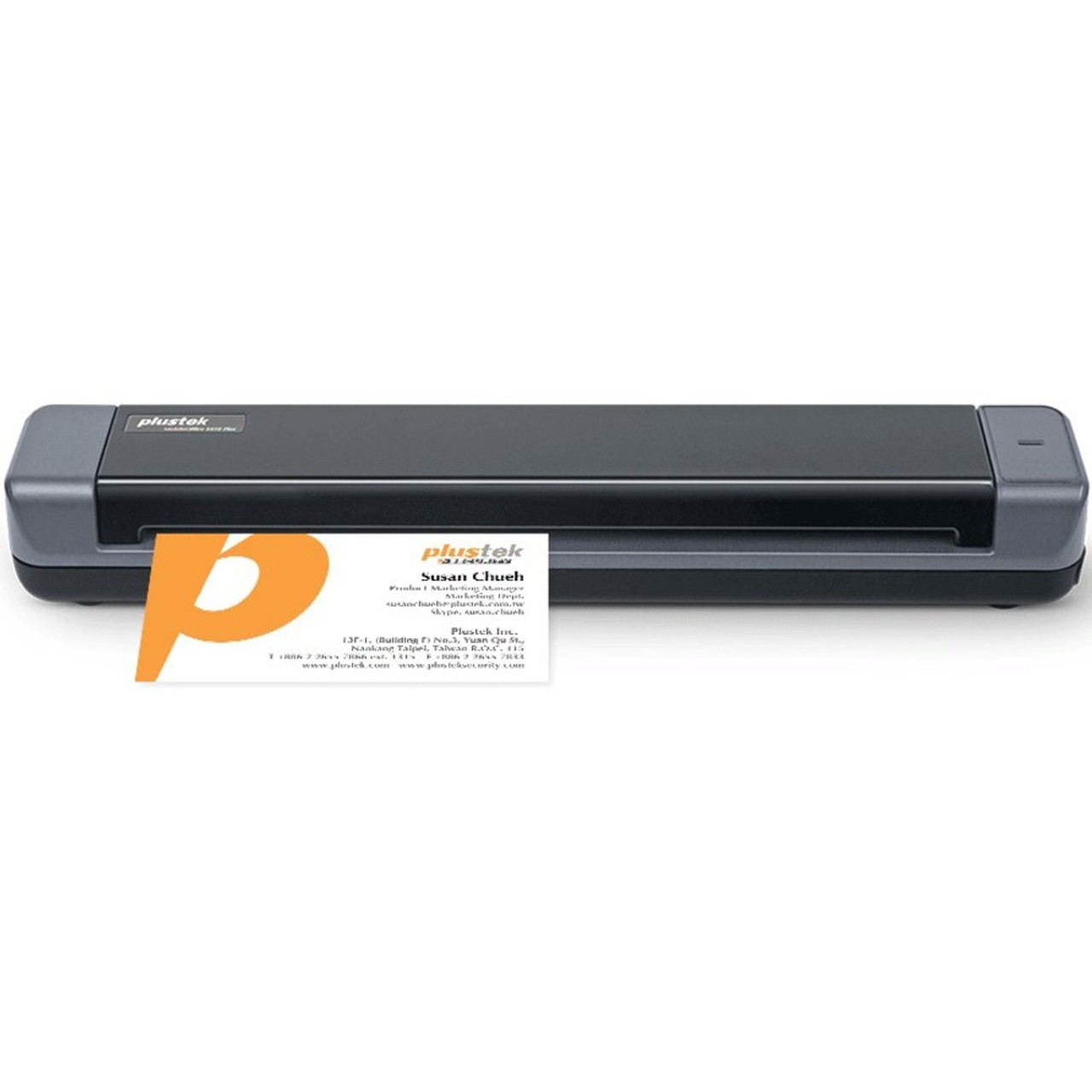 Plustek Mobile Scanner S410 Plus - Portable Sheet-Fed Document Scanner -  for Windows 7/8 / 10/11, Featuring Button-Free Scanning with Included OCR
