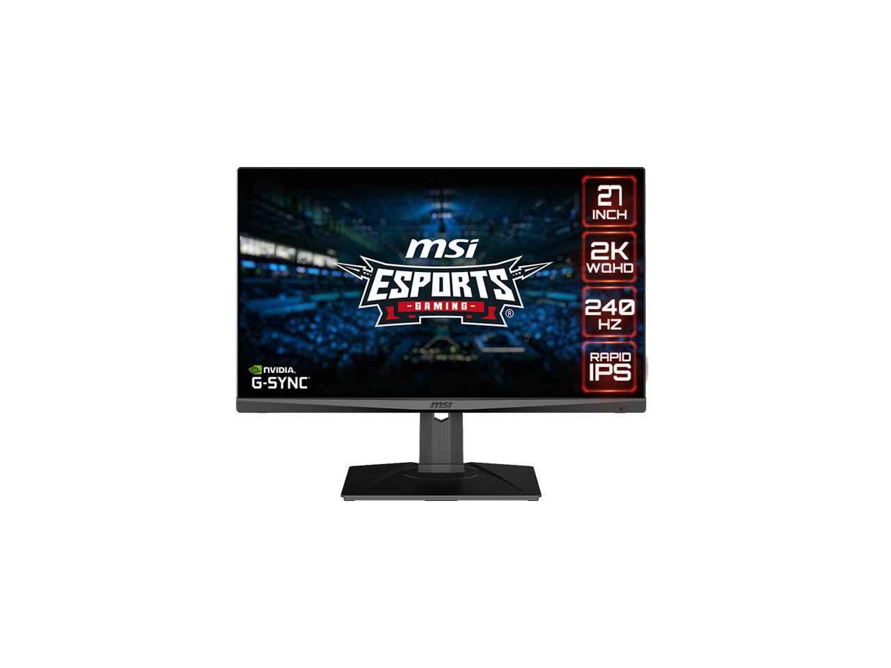 MSI Optix MAG274QRX 27インチ WQHD 240hz 2024年版】240Hz対応WQHD