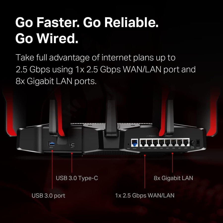 TP-Link Archer AX1000 Wi-Fi 6 ルーター Archer AX10000 | AX10000 Next-Gen Tri-Band Gaming Router | TP-Link