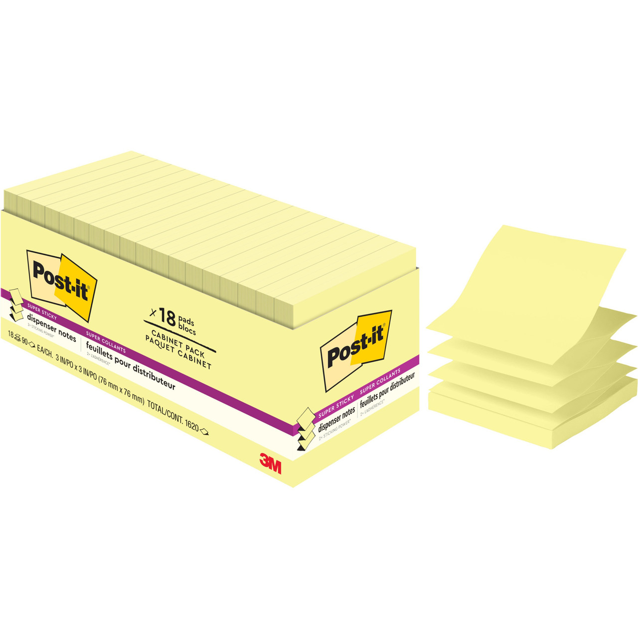 Post-it® Super Sticky Notes Cabinet Pack (r33018sscycp)