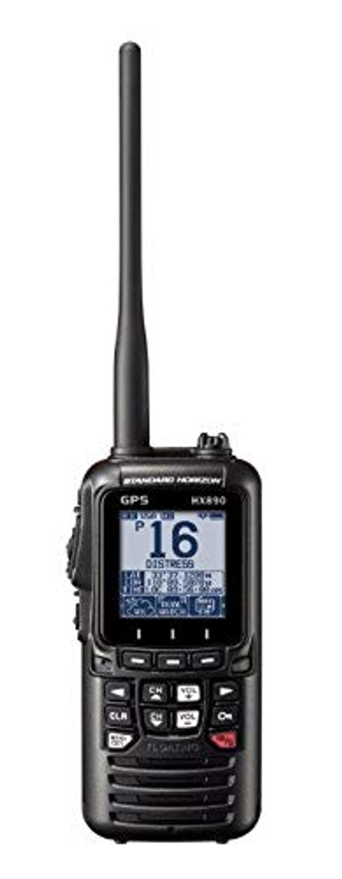 Standard Horizon HX890BK Vhf-hh, Watt, W/gpsfm Rcvr, Beach Audio