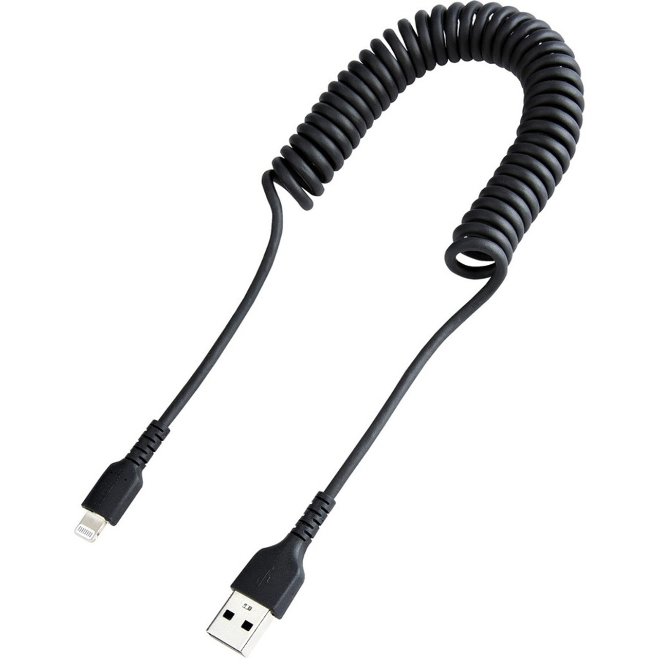 StarTech.com 50cm (20in) USB to Lightning Cable, MFi Certified, Coiled –